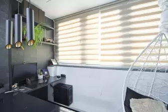 Отделка широкоформатным ламинатом балкона с утеплением