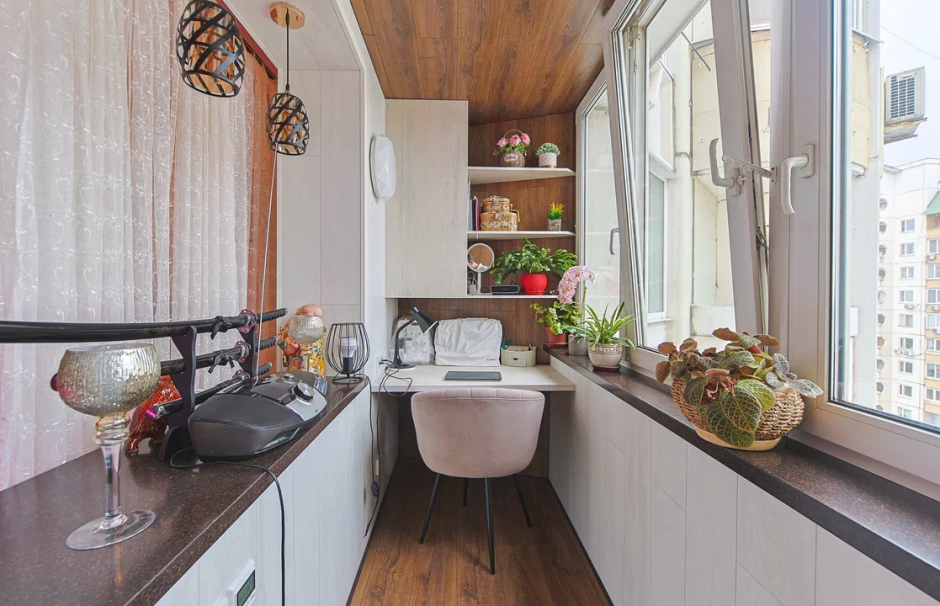 Объединение лоджии трапеции с комнатой